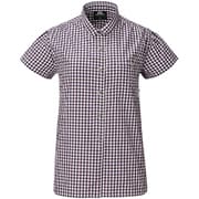 ウィメンズ SS ギンガムチェックシャツ Ws SS Gingham Check Shirt 422834 P02 パープル Mサイズ [アウトドア シャツ レディース]