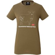 WOMENS BRITPOP TEE - SNOWDONIA 424705 E31 エルムウッド Sサイズ [アウトドア カットソー レディース]