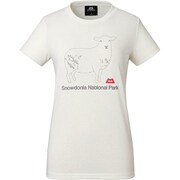 WOMENS BRITPOP TEE - SNOWDONIA 424705 W01 ホワイト Lサイズ [アウトドア カットソー レディース]