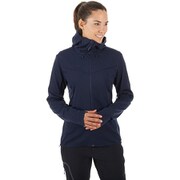Ultimate V SO Hooded Jacket Women 1011-00072 50099_marine-titaniu Mサイズ [アウトドア ソフトシェルジャケット レディース]