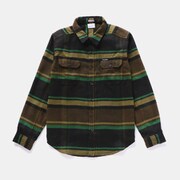 デシュートリバーヘビーウェイトフランネル AE0036 （319）Olive Green Oversized Check Sサイズ [アウトドア シャツ メンズ]