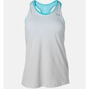 UA 2 in 1 Tank 1330252 HGY/BTB MDサイズ [トレーニング タンクトップ レディース]