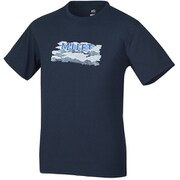 HUGO FONT TS SS XS 0247 BLACK-NOIR（日本：Sサイズ） [アウトドア カットソー]