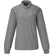 Ws LS Gingham Check Shirt S B02 ブラック [アウトドア シャツ]