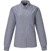 Ws LS Gingham Check Shirt S N00 ネイビー [アウトドア シャツ]