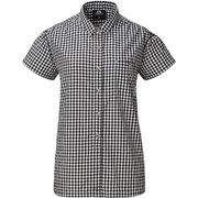 ウィメンズ SS ギンガムチェックシャツ Ws SS Gingham Check Shirt 422834 B02 ブラック Sサイズ [アウトドア シャツ レディース]