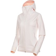 Ultimate V SO Hooded Jacket Women XS 00233 bright white-c [アウトドア ソフトシェルジャケット レディース]
