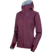 Ultimate V SO Hooded Jacket Women XS 50123 galaxy-zen mel [アウトドア ソフトシェルジャケット レディース]