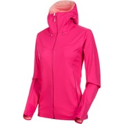 Ultimate V SO Hooded Jacket Women S 6350 pink-candy mela [アウトドア ソフトシェルジャケット レディース]