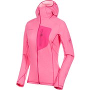 Aconcagua Light ML Hooded Jacket Women L 6346 pink melange [アウトドア フリース・セーター]