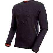 Teufelsberg ML Crew Neck AF Men XS 00228 black melange- [アウトドア カットソー]