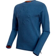 Teufelsberg ML Crew Neck AF Men M 50141 surf melange-b [アウトドア カットソー]