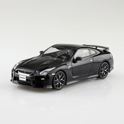 07-C 楽プラ NISSAN GT-R メテオフレークブラックパール [1/32スケール プラモデル]