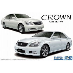 57933 ザ・モデルカー 118 トヨタ GRS182 クラウン ロイヤルサルーンG / アスリートG '03 [1/24スケール プラモデル]