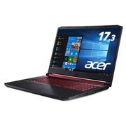 Corei7-9750H/GTX1650/16GB/128GB SSD+1TB HDD/ドライブなし/17.3型/Windows10Home/日本語配列/オブシディアンブラック AN517-51-A76QG6