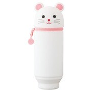 [限定]SMART FIT Punilabo スタンドペンケース BIGサイズ ネズミ A7714-15