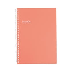 Pastello ツイストリングノート A5 レッド N1958-3