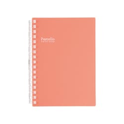 Pastello ツイストリングノート A6 レッド N1964-3