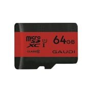 microSDXCカード 64GB UHS-I U1 変換アダプタ付属 最大読込40MB/s 3年保証 CRGMSDXCU1A64G GAUDI microSDXCカード UHS-I U1 クラス10 64GB