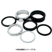 アルミスペーサー 25.4mm 2mm厚 ブラック