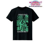 ラブライブ！サンシャイン！！ The School Idol Movie Over the Rainbow 松浦果南 Hop？ Stop？ Nonstop！ Tシャツ メンズM [キャラクターグッズ]