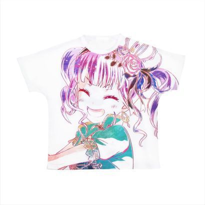 バンドリ ガールズバンドパーティ Ani Art フルグラフィックtシャツ 宇田川あこ ユニセックス サイズ M キャラクターグッズ