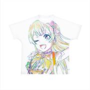 バンドリ！ガールズバンドパーティ！ Ani-Art フルグラフィックTシャツ 白鷺千聖 ユニセックス サイズ L [キャラクターグッズ]