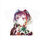 バンドリ！ガールズバンドパーティ！ Ani-Art フルグラフィックTシャツ 美竹蘭 ユニセックス サイズ M [キャラクターグッズ]