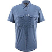 サロ ショートスリーブ シャツ SALO SS SHIRT MEN 603824 3N5_TARN BLUE Sサイズ [アウトドア シャツ メンズ]
