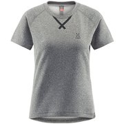 フラン ショートスリーブ ティー Frans SS Tee Women 604241 2PQ Grey Melange Sサイズ [アウトドア 半袖カットソー レディース]