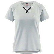フラン ショートスリーブ ティー Frans SS Tee Women 604241 3X3 Stone Grey Sサイズ [アウトドア 半袖カットソー レディース]