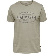 Fjallraven Est. 1960 T-Shirt 81946 021 Fog Mサイズ [アウトドア カットソー メンズ]