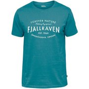Fjallraven Est. 1960 T-Shirt 81946 506 Lagoon Mサイズ [アウトドア カットソー メンズ]