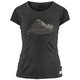 Keb Wool T-Shirt Print W 89751 550 Black Mサイズ [アウトドア カットソー レディース]
