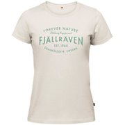 Fjallraven Est. 1960 T-Shirt W 89979 113 Chalk White Sサイズ [アウトドア カットソー レディース]