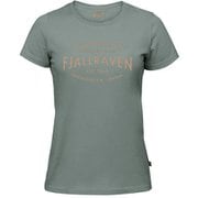 Fjallraven Est. 1960 T-Shirt W 89979 516 Sage Green Sサイズ [アウトドア カットソー レディース]