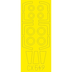 EDUCX549 トーネードGR.1 塗装マスクシール イタレリ用 [1/72スケール 樹脂製塗装用マスキングシール]