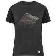 Keb Wool T-shirt Print M 550_Black XXL [アウトドア カットソー]