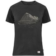 Keb Wool T-shirt Print M 550_Black XXXL [アウトドア カットソー]