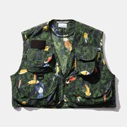 グリーンパインズ ウィメンズ ベスト L 397 WOODLAND TIMBE [アウトドア ベスト]