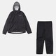 ピクシーサンクチュアリレインスーツ PM0013 010 Black XXLサイズ [アウトドア レインウェア メンズ]