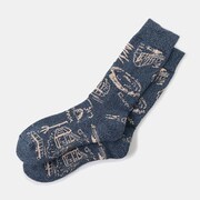 スラブハーバーロングソックス L/XL 438 SUPER BLUE [アウトドア ソックス]