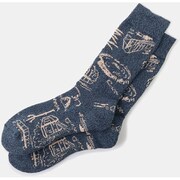 スラブハーバーロングソックス S/M 438 SUPER BLUE [アウトドア ソックス]