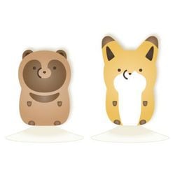ヨドバシ Com フロンティアワークス タヌキとキツネ 歯ブラシスタンド タヌキ キャラクターグッズ 通販 全品無料配達