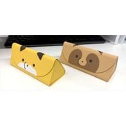 タヌキとキツネ 折りたたみメガネケース タヌキ [キャラクターグッズ]