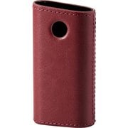 電子タバコアクセサリ glo series 2 mini用 ソフトレザーカバー ハードタイプ レッド ET-GLMLC2RD