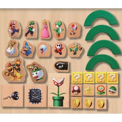 ヨドバシ Com カワダ Super Mario はじめての木製玩具 マリオブロック 対象年齢 1 5歳 通販 全品無料配達