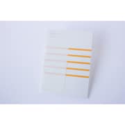 KOBEHA card A6 stripe 20枚入 オレンジ