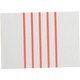 KOBEHA card A6 stripe 20枚入 ローズ
