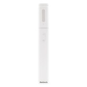 LEDライト付き 自撮り棒 ホワイト OWL-JDR01-WH